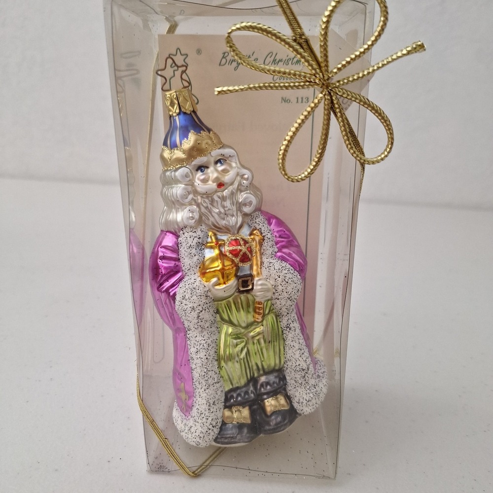 RARE Inge Glass Birgit's Collection "Emperor's New‎ Clothes" Christmas Ornament